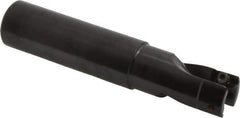 Kennametal - 1" Cut Diam, 0.404" Max Depth of Cut, 1" Shank Diam, 5" OAL, Indexable Square Shoulder End Mill - LFEW 252... Inserts, Cylindrical Shank, 0° Lead Angle - Apex Tool & Supply