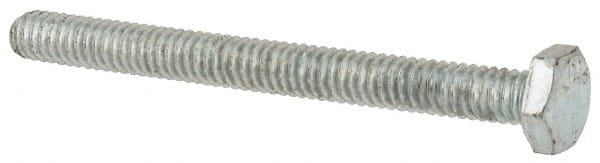 Made in USA - 1/4-20 UNC, 2-3/4" Length Under Head Hex Head Cap Screw - Apex Tool & Supply