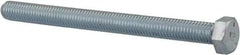 Value Collection - 1/2-13 UNC, 6" Length Under Head Hex Head Cap Screw - Fully Threaded, Grade 5 Steel, Zinc-Plated Finish, 3/4" Hex - Apex Tool & Supply