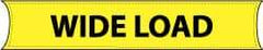 NMC - Wide Load, 96 Inch Long x 18 Inch High, Safety Banner - Vinyl-Laminated Nylon, English, Printed on 1 Side - Apex Tool & Supply