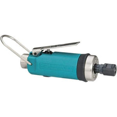 Dynabrade - 1/4" Collet, Straight Handle, Air Straight Die Grinder - 30,000 RPM, Front Exhaust, 19 CFM, 0.4 hp, 90 psi, 1/4 NPT Inlet - Apex Tool & Supply