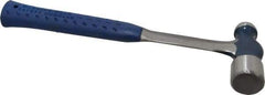Estwing - 1-1/2 Lb Head Ball Pein Hammer - Steel Handle, 1-3/8" Face Diam, 13-1/2" OAL, Steel with Cushion Grip - Apex Tool & Supply