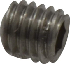 Value Collection - M5x0.80 Metric Coarse, 5mm OAL, Cup Point Set Screw - Grade 18-8 & Austenitic A2 Stainless Steel, 2.5mm Key - Apex Tool & Supply