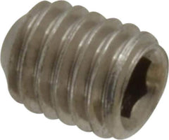 Value Collection - M5x0.80 Metric Coarse, 6mm OAL, Cup Point Set Screw - Grade 18-8 & Austenitic A2 Stainless Steel, 2.5mm Key - Apex Tool & Supply