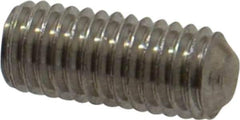 Value Collection - M5x0.80 Metric Coarse, 12mm OAL, Cup Point Set Screw - Grade 18-8 & Austenitic A2 Stainless Steel, 2.5mm Key - Apex Tool & Supply