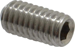 Value Collection - M6x1.00 Metric Coarse, 12mm OAL, Cup Point Set Screw - Grade 18-8 & Austenitic A2 Stainless Steel, 3mm Key - Apex Tool & Supply