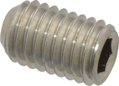 Value Collection - M10x1.50 Metric Coarse, 16mm OAL, Cup Point Set Screw - Grade 18-8 & Austenitic A2 Stainless Steel, 5mm Key - Apex Tool & Supply