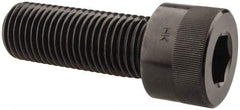 Holo-Krome - 1-1/4 - 7 UNC Hex Socket Drive, Socket Cap Screw - Alloy Steel, Black Oxide Finish, Fully Threaded, 3-1/2" Length Under Head - Apex Tool & Supply