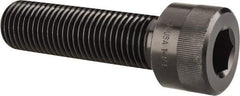 Holo-Krome - 1-1/4 - 7 UNC Hex Socket Drive, Socket Cap Screw - Alloy Steel, Black Oxide Finish, Partially Threaded, 4-1/2" Length Under Head - Apex Tool & Supply