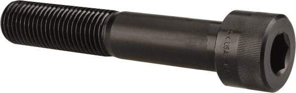 Holo-Krome - 1-1/4 - 7 UNC Hex Socket Drive, Socket Cap Screw - Alloy Steel, Black Oxide Finish, Partially Threaded, 7" Length Under Head - Apex Tool & Supply