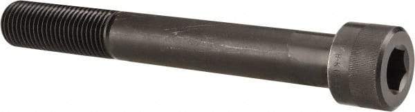 Holo-Krome - 1-1/4 - 7 UNC Hex Socket Drive, Socket Cap Screw - Alloy Steel, Black Oxide Finish, Partially Threaded, 10" Length Under Head - Apex Tool & Supply