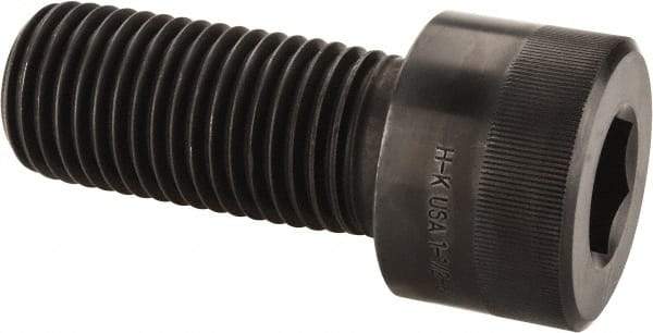 Holo-Krome - 1-1/2 - 6 UNC Hex Socket Drive, Socket Cap Screw - Alloy Steel, Black Oxide Finish, Fully Threaded, 3-1/2" Length Under Head - Apex Tool & Supply