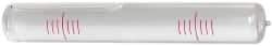 SPI - 3-3/4" Long x 19/32" Wide, Level Replacement Vial Mount - Clear, Use with Ducourret Block Levels - Apex Tool & Supply