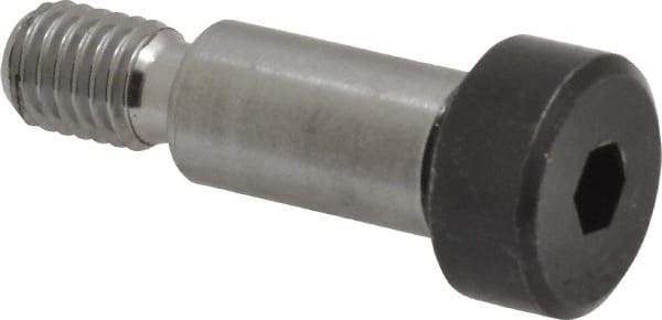 Holo-Krome - 10mm Shoulder Diam x 20mm Shoulder Length, M8x1.25 Metric Coarse, Hex Socket Shoulder Screw - 12.9 Alloy Steel, Uncoated, 6.78 to 7mm Head Height x 15.73 to 16mm Head Diam - Apex Tool & Supply