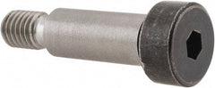 Holo-Krome - 10mm Shoulder Diam x 25mm Shoulder Length, M8x1.25 Metric Coarse, Hex Socket Shoulder Screw - 12.9 Alloy Steel, Uncoated, 6.78 to 7mm Head Height x 15.73 to 16mm Head Diam - Apex Tool & Supply