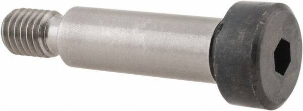 Holo-Krome - 10mm Shoulder Diam x 30mm Shoulder Length, M8x1.25 Metric Coarse, Hex Socket Shoulder Screw - 12.9 Alloy Steel, Uncoated, 6.78 to 7mm Head Height x 15.73 to 16mm Head Diam - Apex Tool & Supply