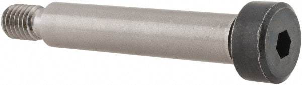 Holo-Krome - 10mm Shoulder Diam x 50mm Shoulder Length, M8x1.25 Metric Coarse, Hex Socket Shoulder Screw - 12.9 Alloy Steel, Uncoated, 6.78 to 7mm Head Height x 15.73 to 16mm Head Diam - Apex Tool & Supply