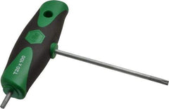 Wiha - T20 T-Handle Cushion Grip Torx Key Set - 100mm Length Under Head, T20 Torx Size - Apex Tool & Supply