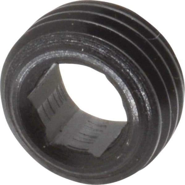 Holo-Krome - 1/2-20 UNF, 1/4" OAL, Socket Jam Screw - 1/4" Hex Key, Alloy Steel, Uncoated - Apex Tool & Supply
