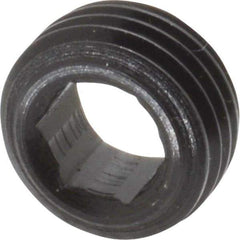 Holo-Krome - 1/2-20 UNF, 1/4" OAL, Socket Jam Screw - 1/4" Hex Key, Alloy Steel, Uncoated - Apex Tool & Supply