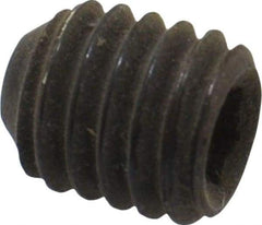 Holo-Krome - 3/8-16 UNC, 7/16" OAL, Cup Point Set Screw - Grade 8 Alloy Steel, 3/16" Key - Apex Tool & Supply
