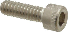 Holo-Krome - #10-24 UNC Hex Socket Drive, Socket Cap Screw - Grade 18-8 Stainless Steel, Uncoated, Fully Threaded, 5/8" Length Under Head - Apex Tool & Supply