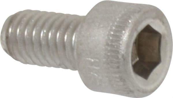 Holo-Krome - #10-32 UNF Hex Socket Drive, Socket Cap Screw - Grade 18-8 Stainless Steel, Uncoated, Fully Threaded, 3/8" Length Under Head - Apex Tool & Supply