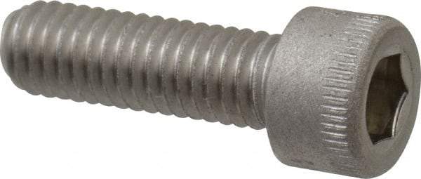 Holo-Krome - #10-32 UNF Hex Socket Drive, Socket Cap Screw - Grade 18-8 Stainless Steel, Uncoated, Fully Threaded, 5/8" Length Under Head - Apex Tool & Supply