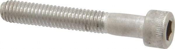 Holo-Krome - #10-32 UNF Hex Socket Drive, Socket Cap Screw - Grade 18-8 Stainless Steel, Uncoated, Partially Threaded, 1-1/4" Length Under Head - Apex Tool & Supply