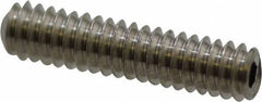 Value Collection - #2-56 UNC, 3/8" OAL, Cup Point Set Screw - Grade 18-8 Stainless Steel, 0.035" Key - Apex Tool & Supply