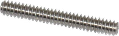 Value Collection - #6-32 UNC, 1" OAL, Cup Point Set Screw - Grade 18-8 Stainless Steel, 1/16" Key - Apex Tool & Supply