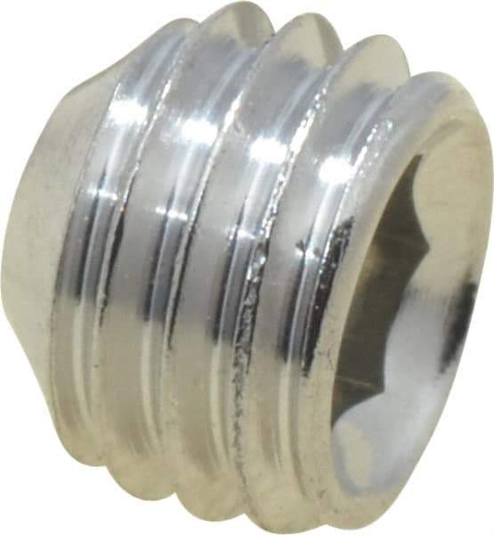 Value Collection - 1/4-28 UNF, 3/16" OAL, Cup Point Set Screw - Grade 18-8 Stainless Steel, 1/8" Key - Apex Tool & Supply