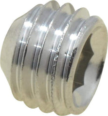 Value Collection - 1/4-28 UNF, 3/16" OAL, Cup Point Set Screw - Grade 18-8 Stainless Steel, 1/8" Key - Apex Tool & Supply