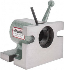 Accupro - Series 5C, 1/32 to 1-1/8" Collet Capacity, Horizontal/Vertical Standard Collet Holding Fixture - Manually Activated, 5" Base Diam Width, 4" High - Apex Tool & Supply