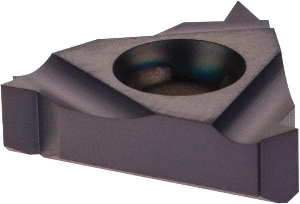 Iscar - 16IR Internal Right Hand 14 NPT Laydown Threading Insert - Grade IC908, TiAlN Coated Carbide, 9.53mm Inscribed Circle - Apex Tool & Supply