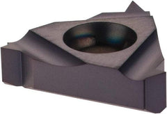 Iscar - 16IR Internal Right Hand 14 NPT Laydown Threading Insert - Grade IC908, TiAlN Coated Carbide, 9.53mm Inscribed Circle - Apex Tool & Supply
