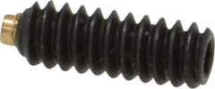 Made in USA - #6-32 UNC, 3/8" Length of Thread, Soft Tip Point Set Screw - Grade 8 Alloy Steel - Apex Tool & Supply