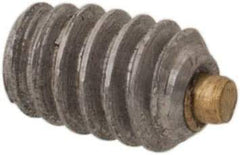 Made in USA - #2-56 UNC, 1/8" Length of Thread, Soft Tip Point Set Screw - Grade 18-8 Stainless Steel - Apex Tool & Supply
