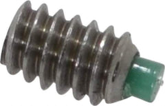Made in USA - #2-56 UNC, 1/8" Length of Thread, Soft Tip Point Set Screw - Grade 18-8 Stainless Steel - Apex Tool & Supply