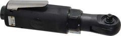 Sioux Tools - 1/4" Drive, 265 RPM, 20 Ft/Lb Torque Ratchet Wrench - Angled Handle, 1.2 to 5.2 CFM, 1/4" NPT Inlet - Apex Tool & Supply