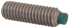 Made in USA - 5/16-18 UNC, 1" Length of Thread, Soft Tip Point Set Screw - Grade 18-8 Stainless Steel - Apex Tool & Supply