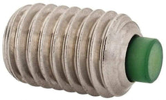 Made in USA - 1/2-13 UNC, 3/4" Length of Thread, Soft Tip Point Set Screw - Grade 18-8 Stainless Steel - Apex Tool & Supply