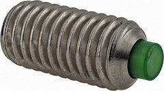 Made in USA - 1/2-13 UNC, 1" Length of Thread, Soft Tip Point Set Screw - Grade 18-8 Stainless Steel - Apex Tool & Supply