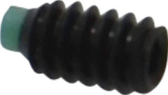 Made in USA - #4-40 UNC, 3/16" Length of Thread, Soft Tip Point Set Screw - Grade 8 Alloy Steel - Apex Tool & Supply