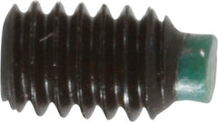 Made in USA - #8-32 UNC, 1/4" Length of Thread, Soft Tip Point Set Screw - Grade 8 Alloy Steel - Apex Tool & Supply
