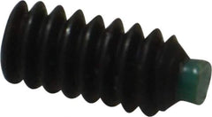Made in USA - #10-24 UNC, 3/8" Length of Thread, Soft Tip Point Set Screw - Grade 8 Alloy Steel - Apex Tool & Supply