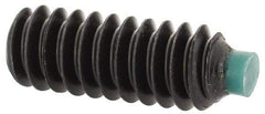 Made in USA - #10-24 UNC, 1/2" Length of Thread, Soft Tip Point Set Screw - Grade 8 Alloy Steel - Apex Tool & Supply