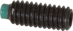 Made in USA - 5/16-18 UNC, 3/4" Length of Thread, Soft Tip Point Set Screw - Grade 8 Alloy Steel - Apex Tool & Supply