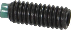 Made in USA - M4, 10mm Length of Thread, Soft Tip Point Set Screw - Grade 8 Alloy Steel - Apex Tool & Supply