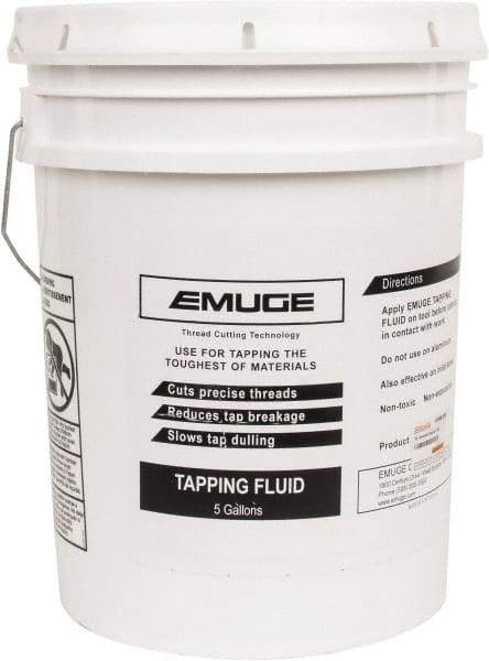 Emuge - 5 Gal Can Tapping Fluid - Synthetic - Apex Tool & Supply